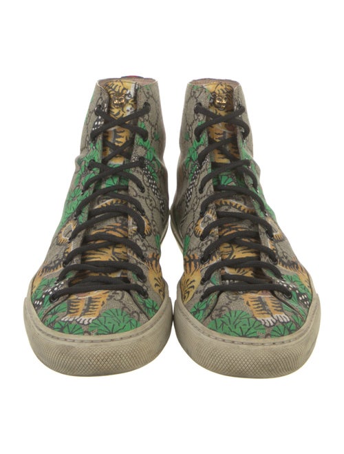 Gucci GG Supreme Grosgrain Trim Sneakers