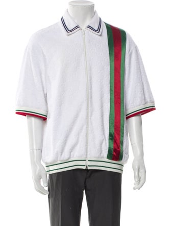 Gucci GG Supreme Three-Quarter Sleeve Shirt