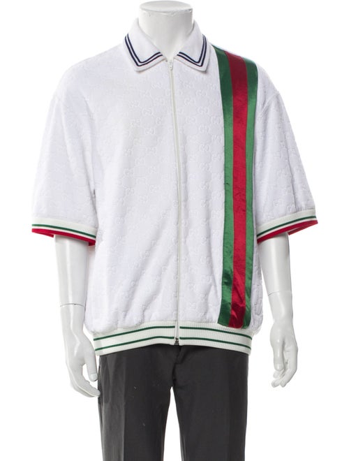 Gucci GG Supreme Three-Quarter Sleeve Shirt