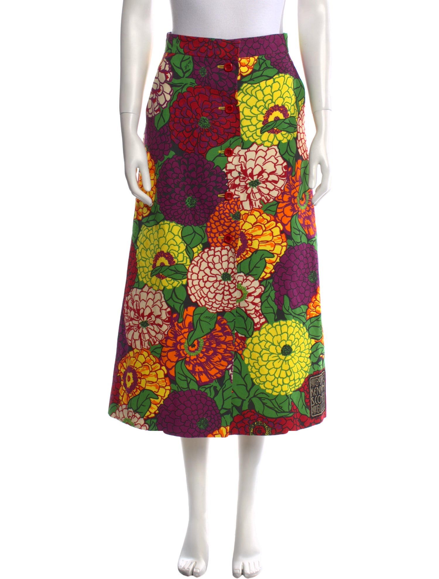 Gucci x George Kenneth Scott Midi Length Skirt