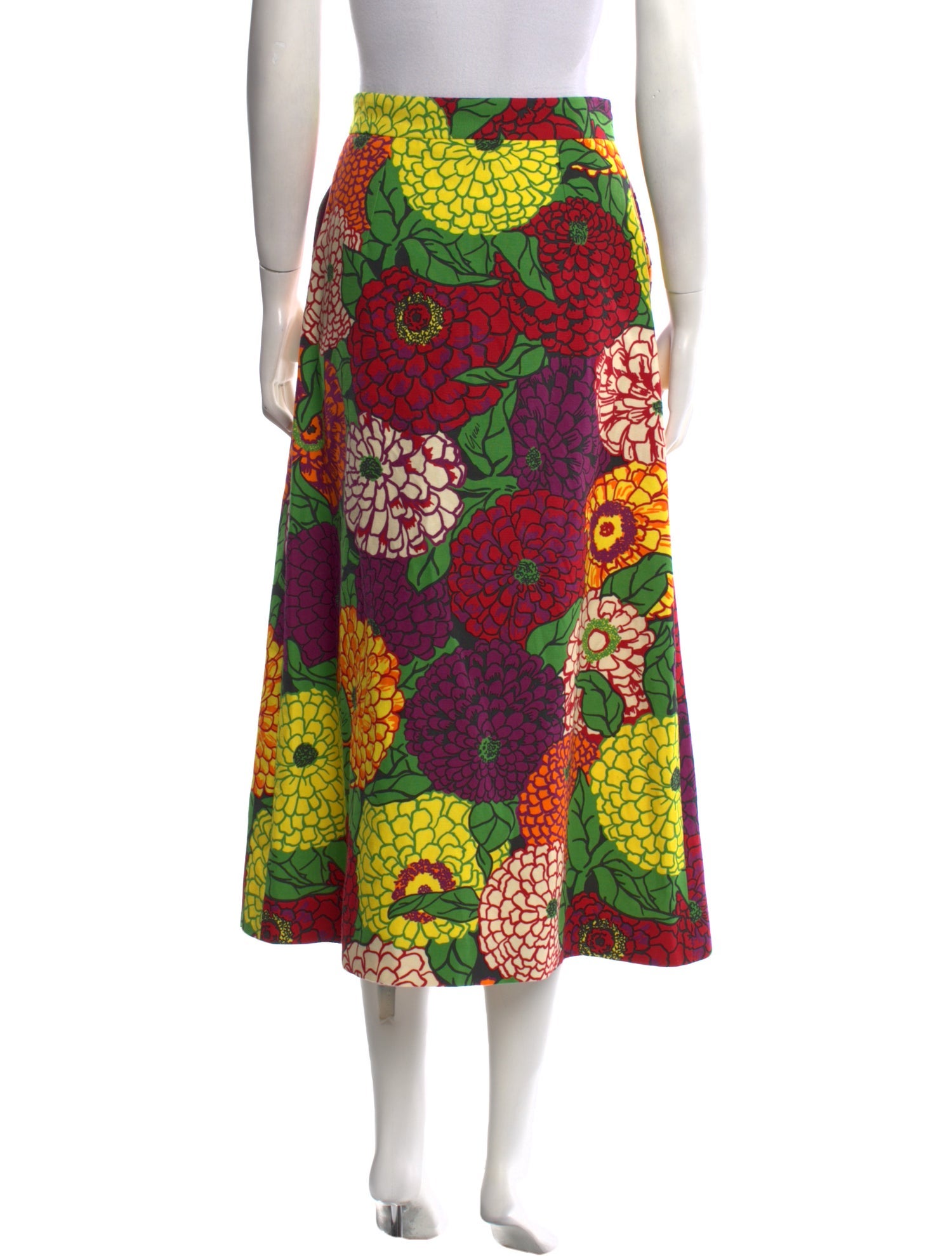 Gucci x George Kenneth Scott Midi Length Skirt