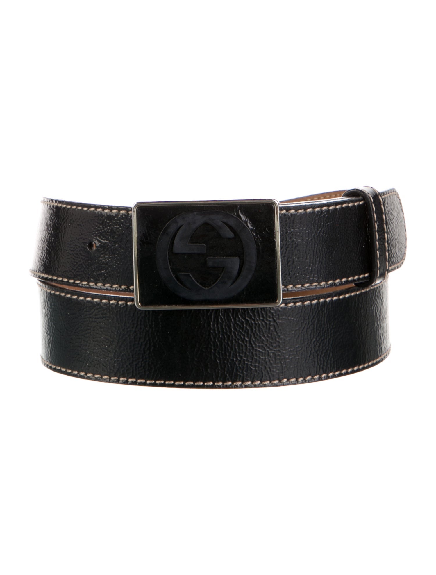 Gucci Interlocking G Logo Leather Belt Kit