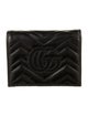 Gucci Double G Logo Leather Compact Wallet