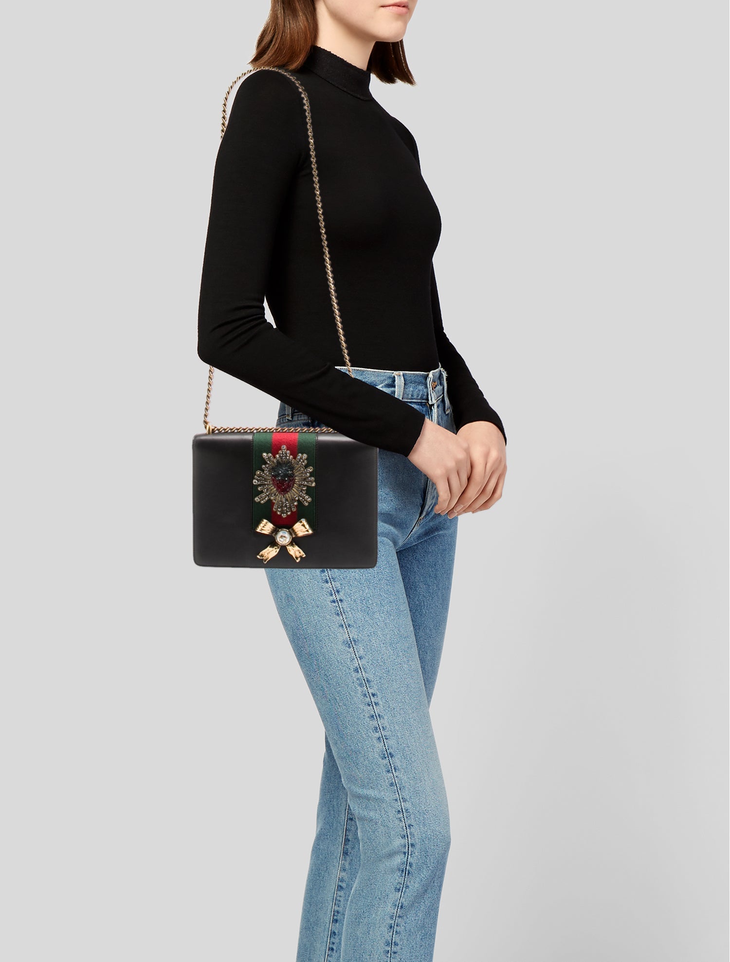 Gucci Web Peony Medium