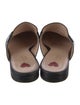 Gucci Web Accent Leather Mules