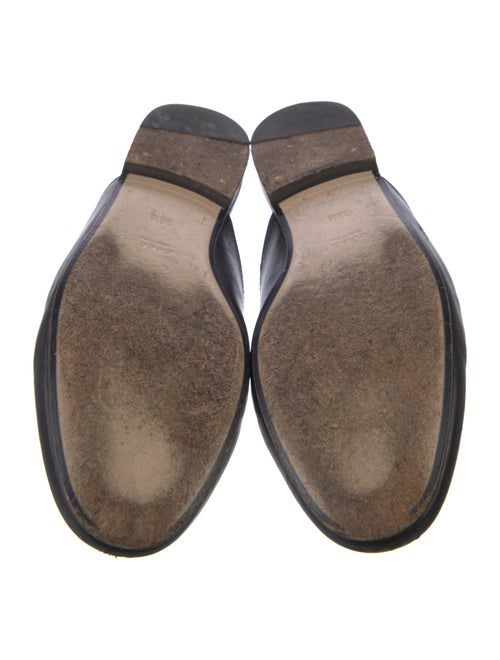 Gucci Web Accent Leather Mules