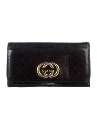 Gucci Britt Interlocking G Logo Continental Wallet