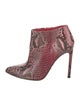 Gucci Python Animal Print Boots