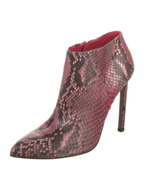 Gucci Python Animal Print Boots