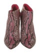 Gucci Python Animal Print Boots
