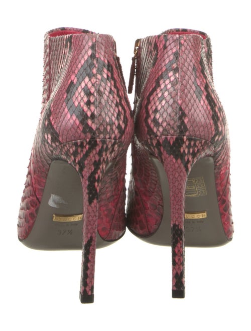 Gucci Python Animal Print Boots