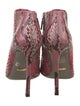Gucci Python Animal Print Boots