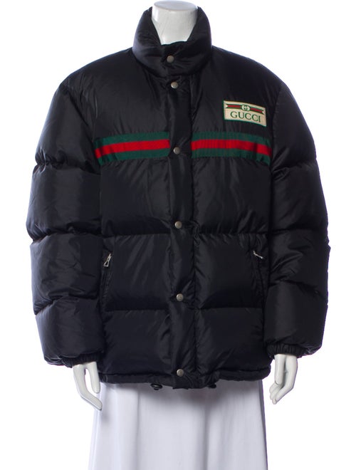 Gucci 2022 Web Accent Puffer Coat