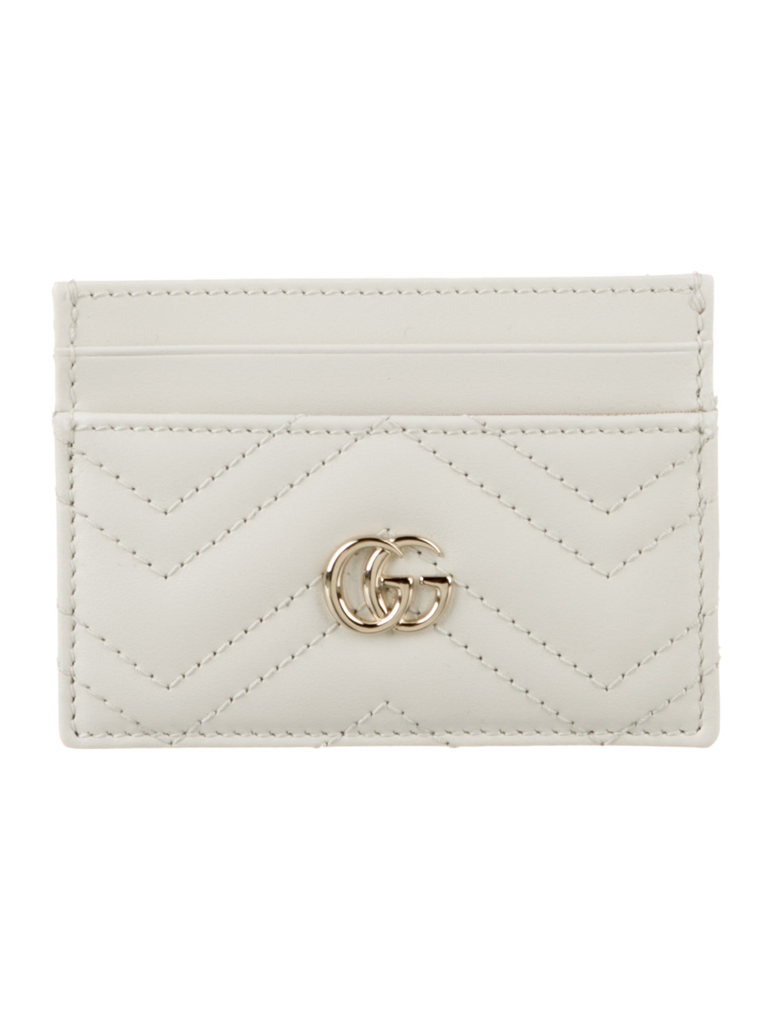 Gucci Matelasse Marmont Double G Logo Card Holder
