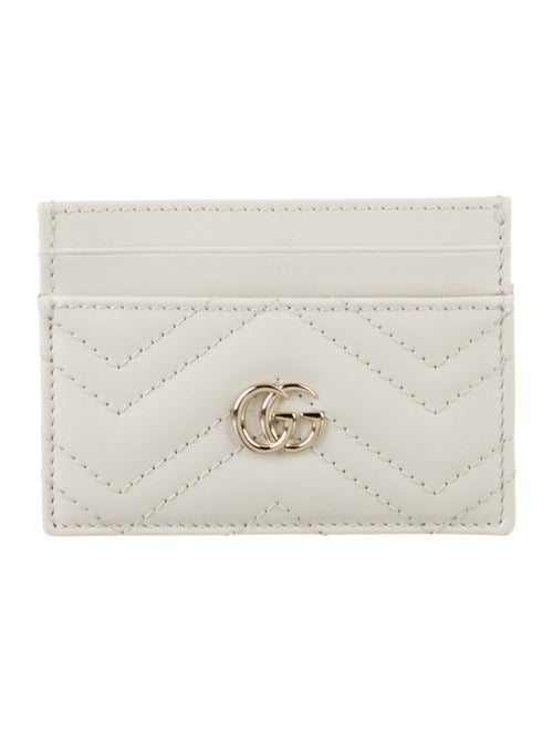 Gucci Matelasse Marmont Double G Logo Card Holder