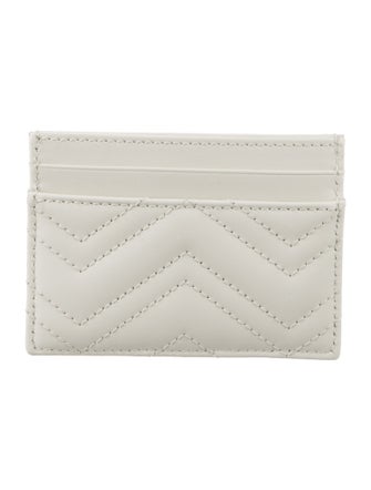 Gucci Matelasse Marmont Double G Logo Card Holder