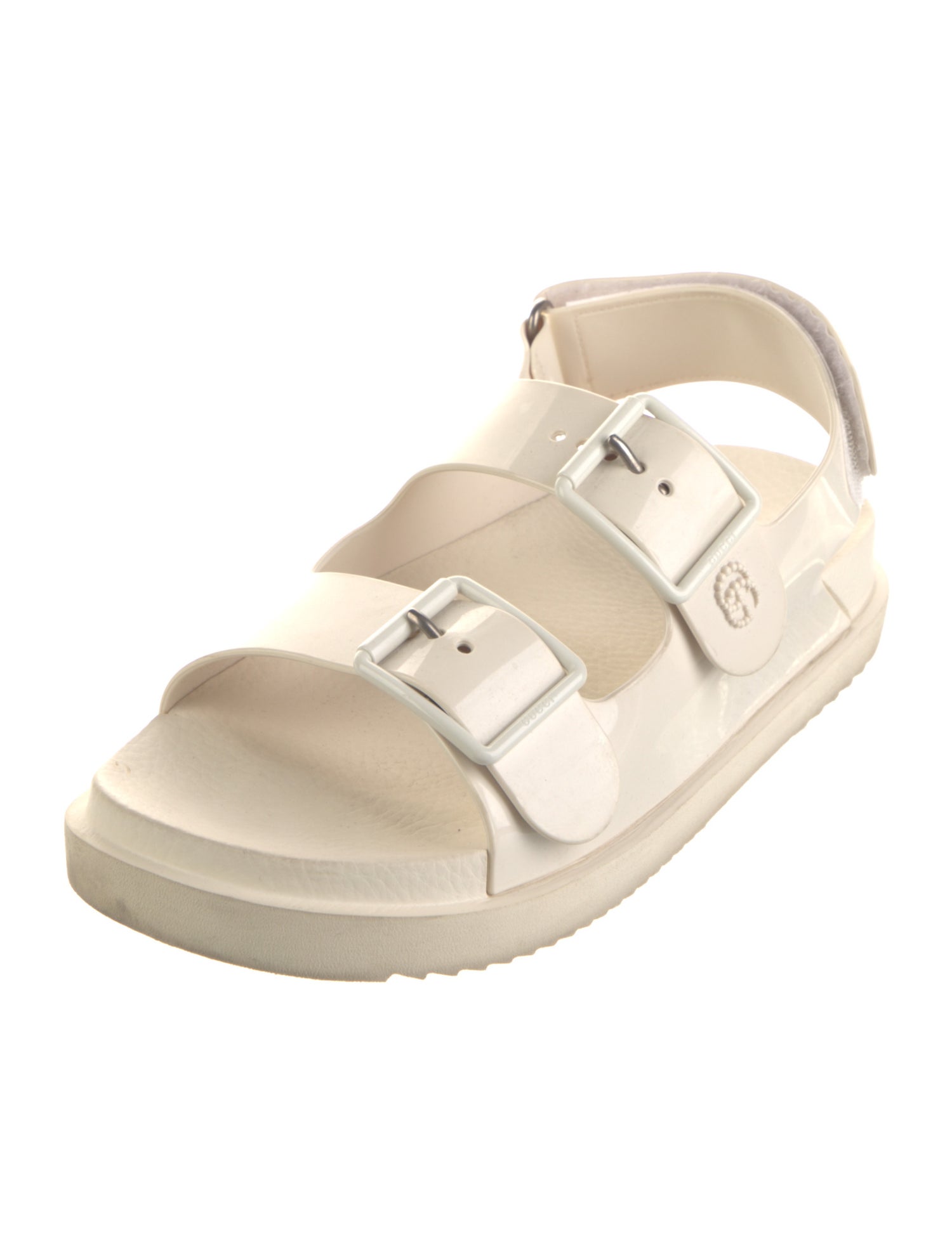 Gucci Running GG Logo Rubber Sandals