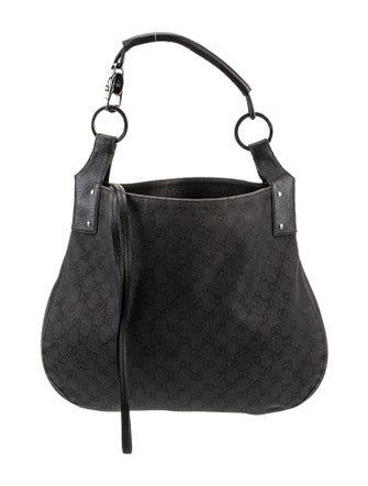 Gucci GG Denim Hobo