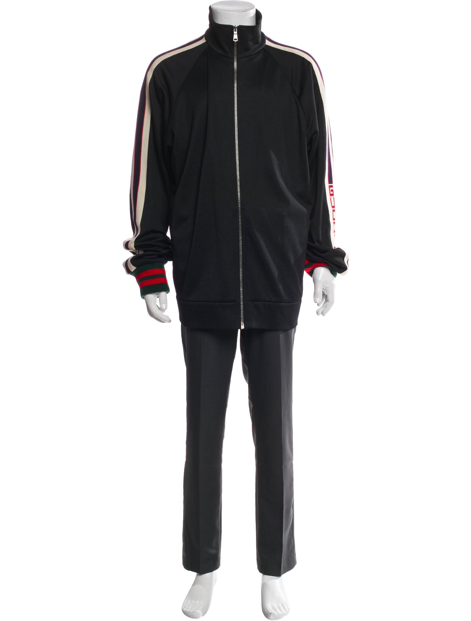 Gucci 2018 Web Accent Parka