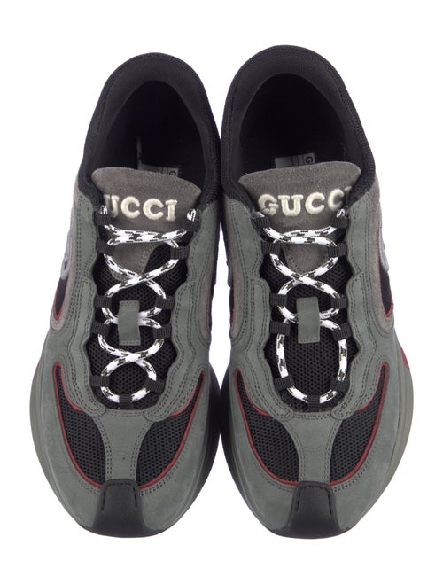 Gucci Interlocking G Logo Suede Athletic Sneakers