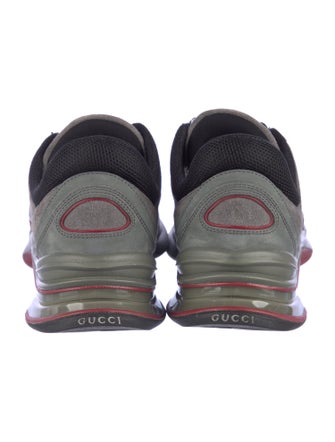 Gucci Interlocking G Logo Suede Athletic Sneakers