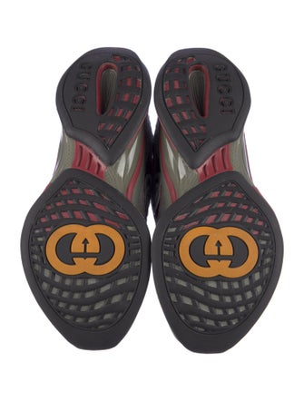 Gucci Interlocking G Logo Suede Athletic Sneakers