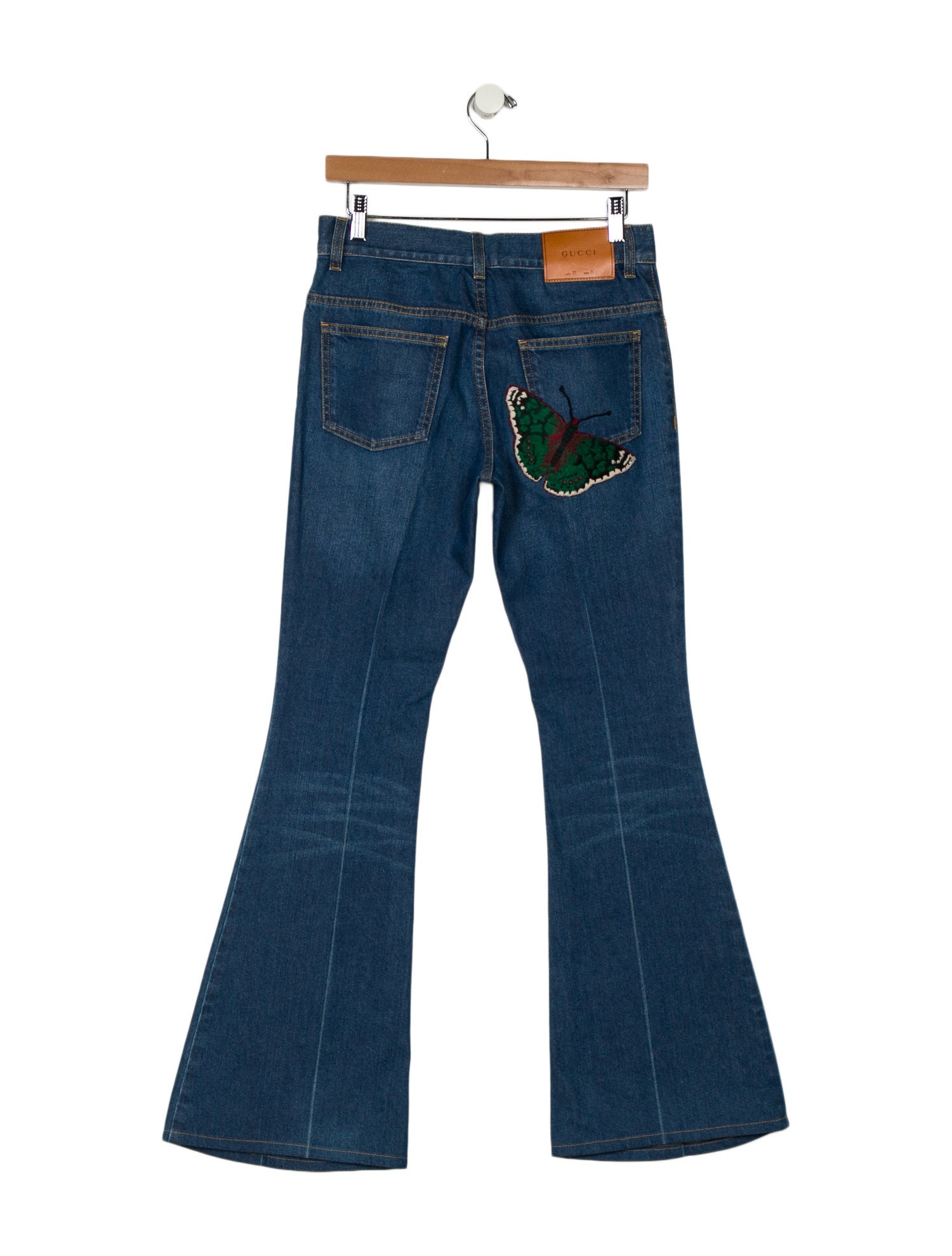 Gucci Low-Rise Wide Leg Jeans