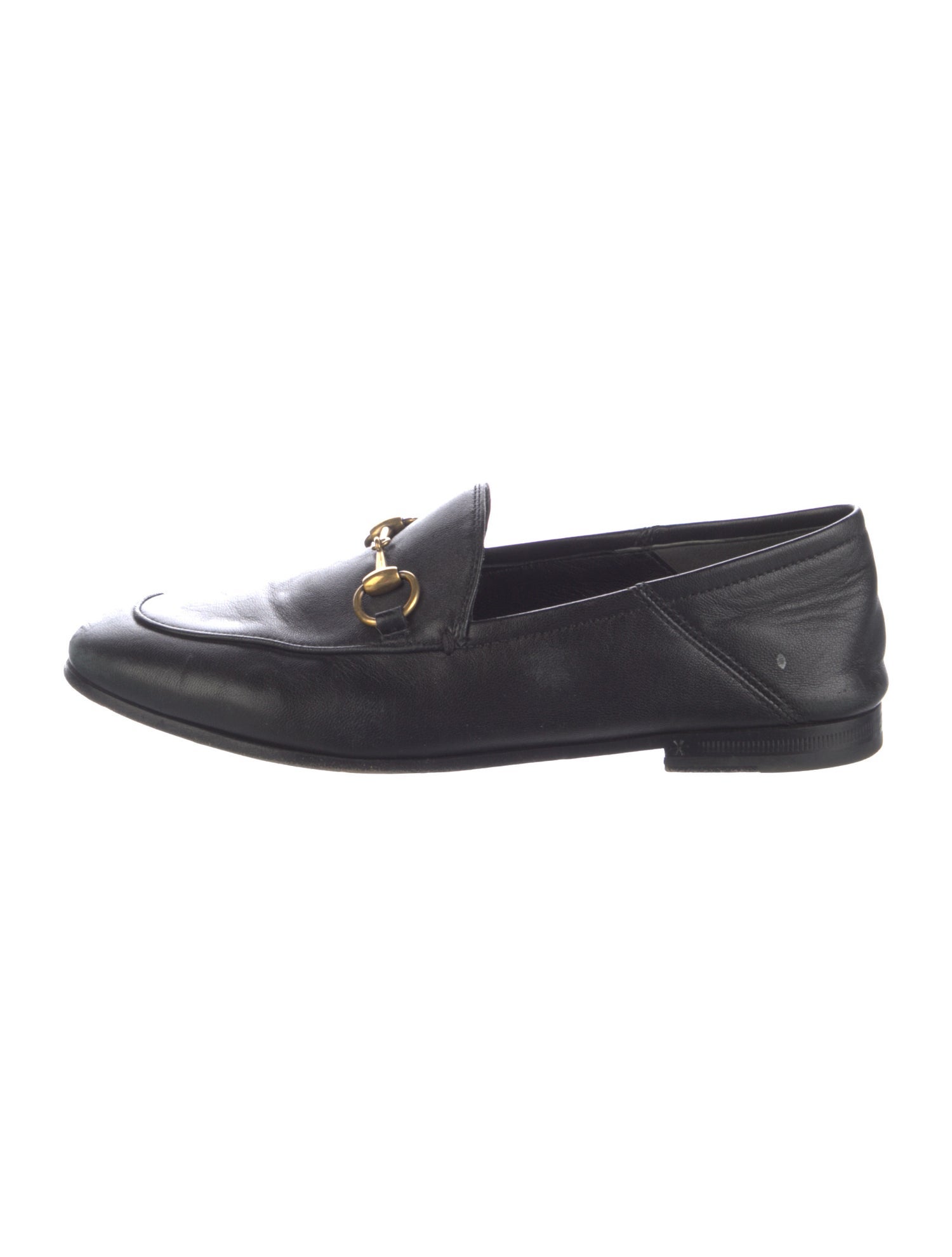Gucci Horsebit Accent Leather Loafers