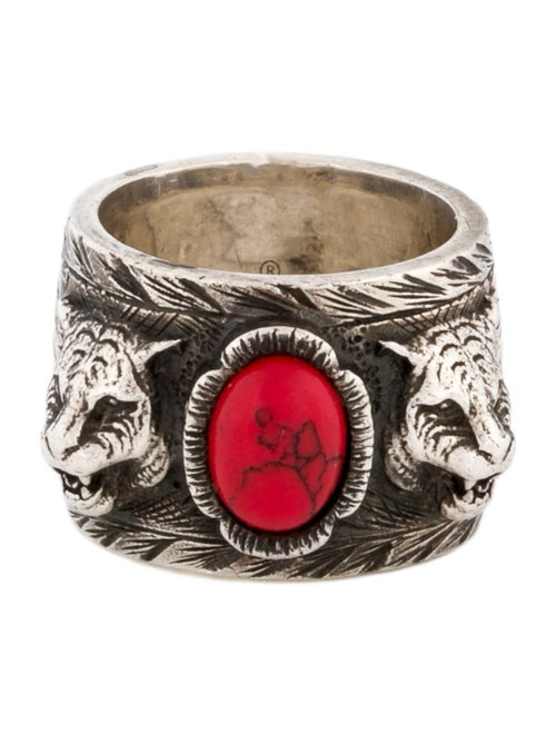 Gucci Resin Feline Garden Ring