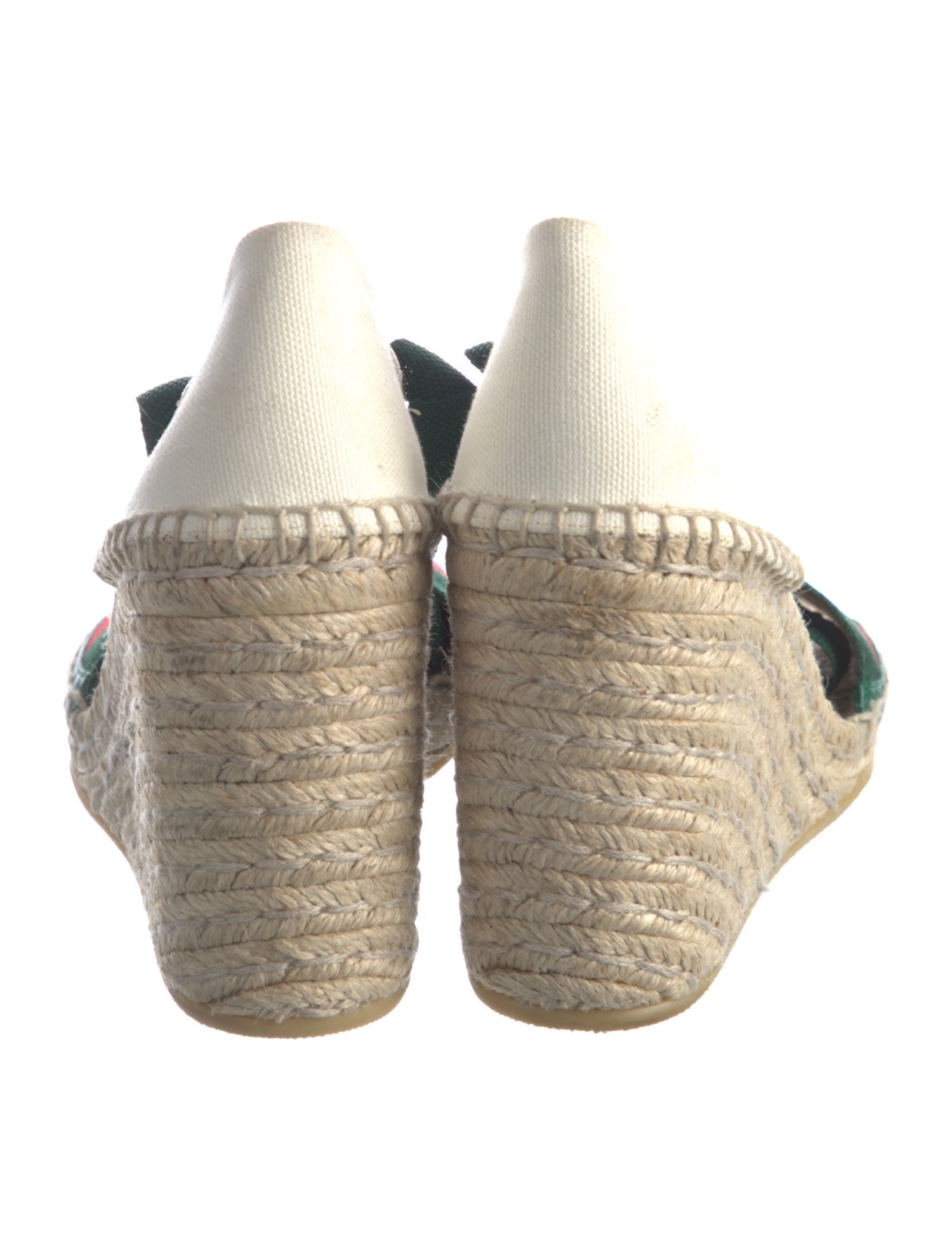 Gucci Web Accent Canvas Espadrilles