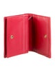 Gucci Matelasse GG Marmont Card Case Double G Logo Compact Wallet