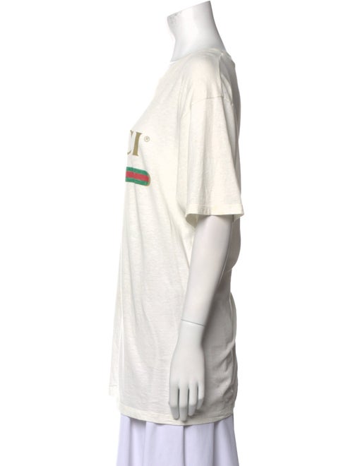 Gucci Graphic Print Scoop Neck T-Shirt