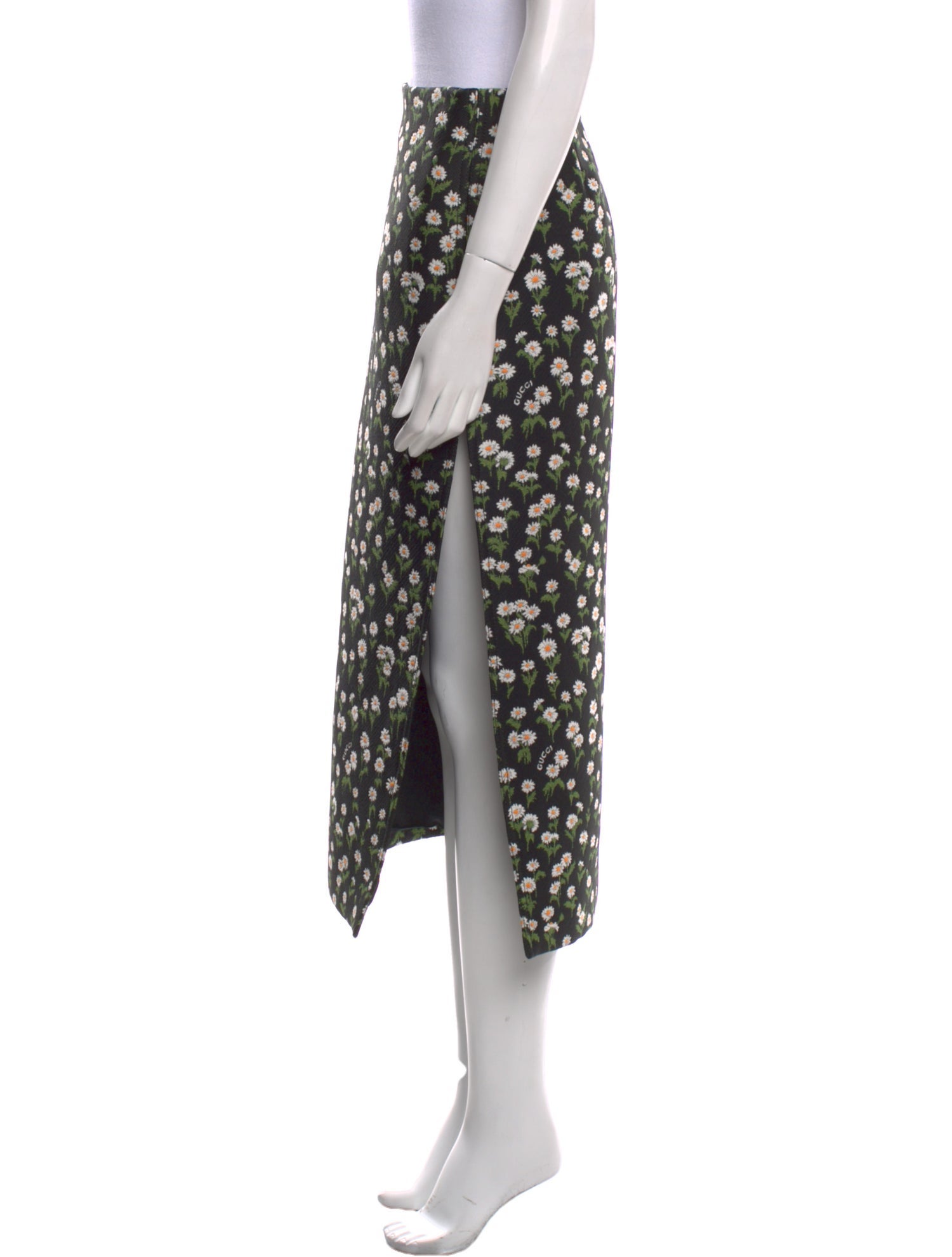 Gucci Printed Midi Length Skirt