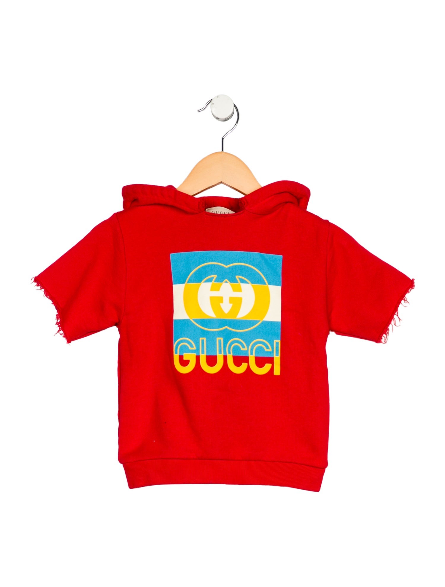 Gucci toddler boys red multicolored shirt