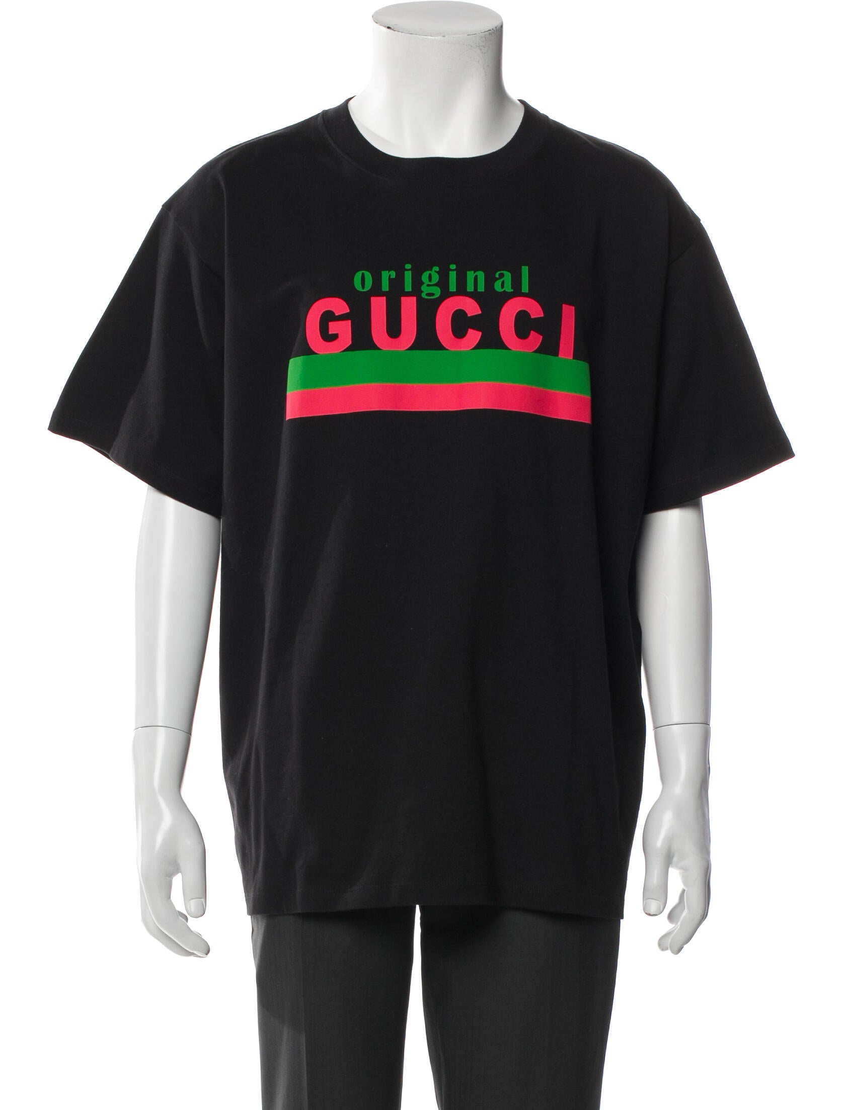 Gucci Web Accent Graphic Print T-Shirt