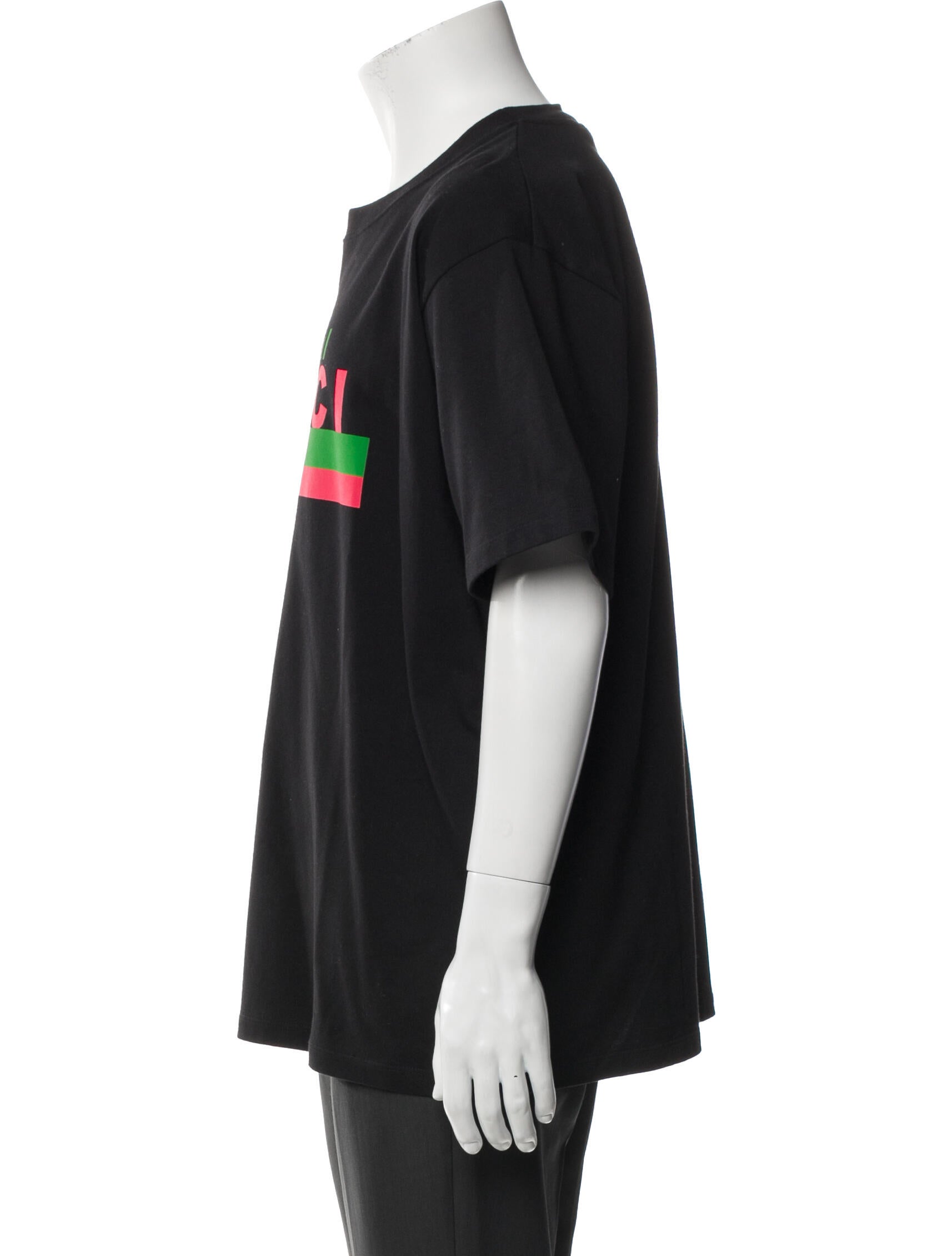 Gucci Web Accent Graphic Print T-Shirt