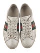 Gucci Web Accent Leather Sneakers