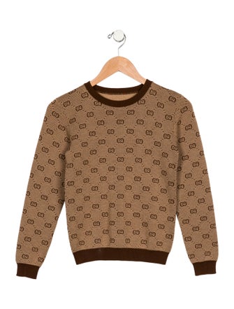 Gucci Boys' GG Printed Wool Sweater