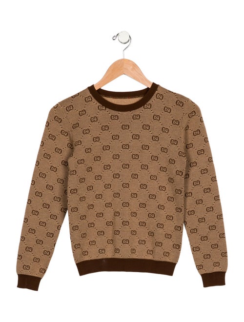 Gucci Boys' GG Printed Wool Sweater