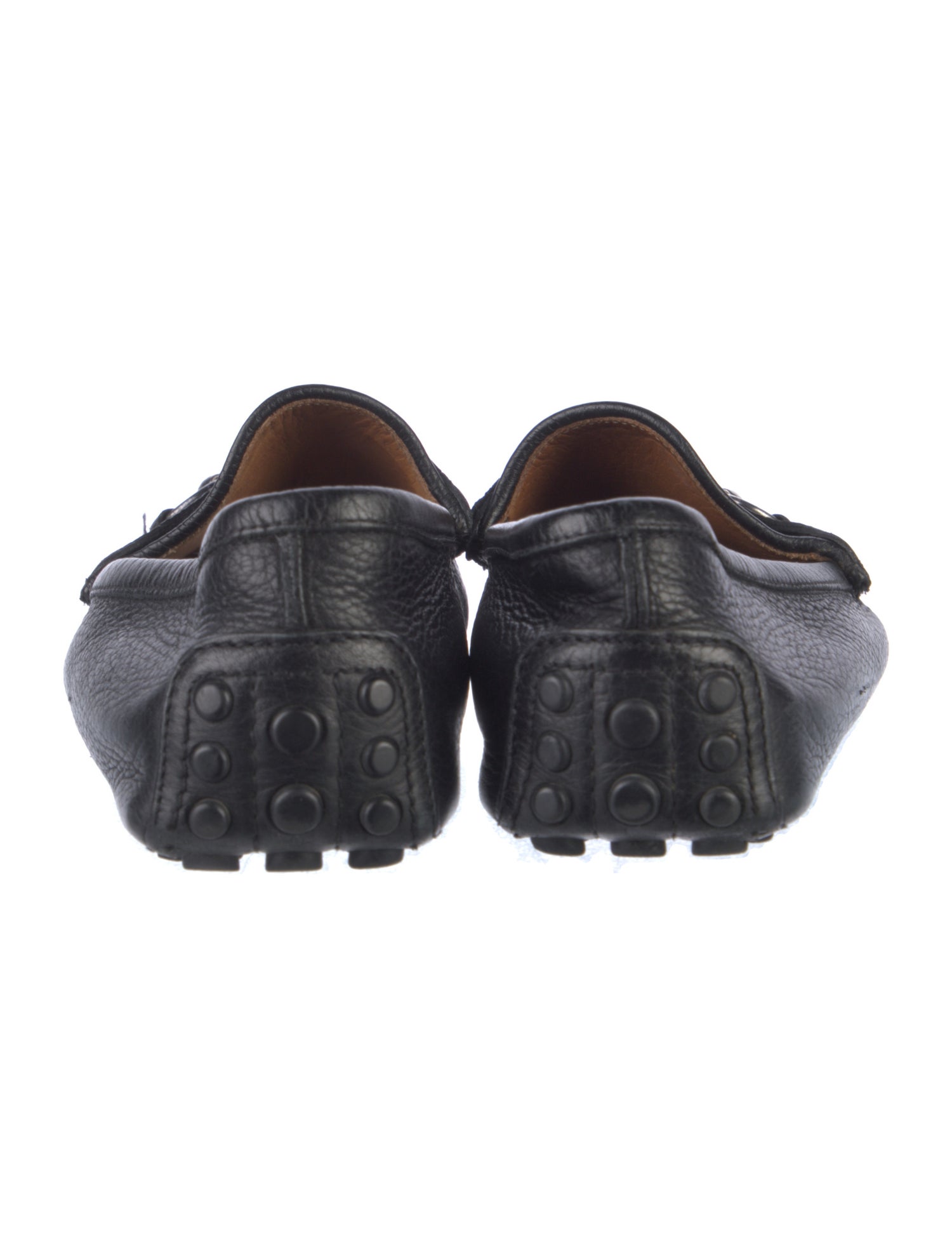 Gucci Horsebit Accent Leather Drivers