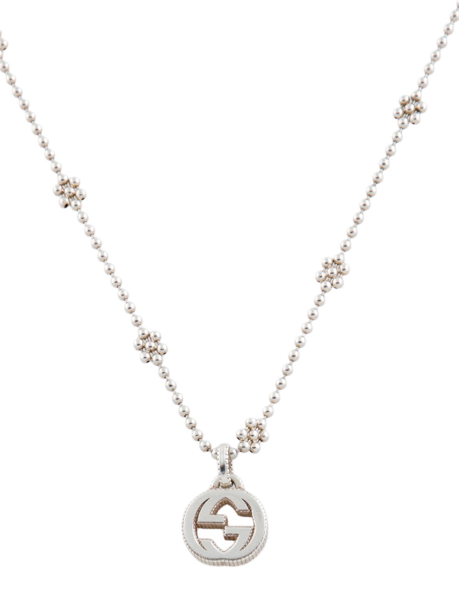 Gucci Interlocking G Pendant Necklace