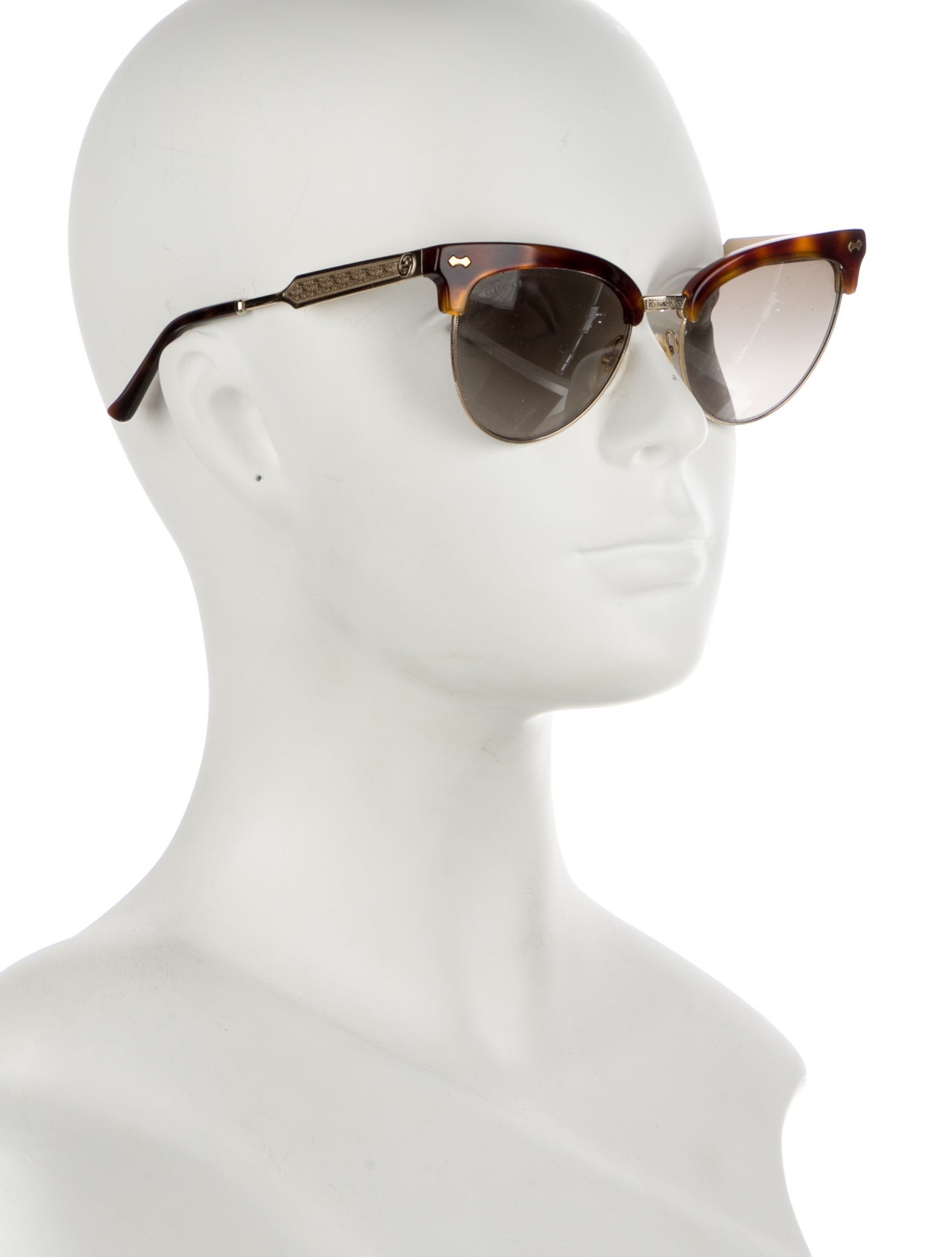 Gucci Interlocking G Logo Wayfarer Sunglasses