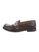 Gucci Interlocking G Logo Leather Dress Loafers