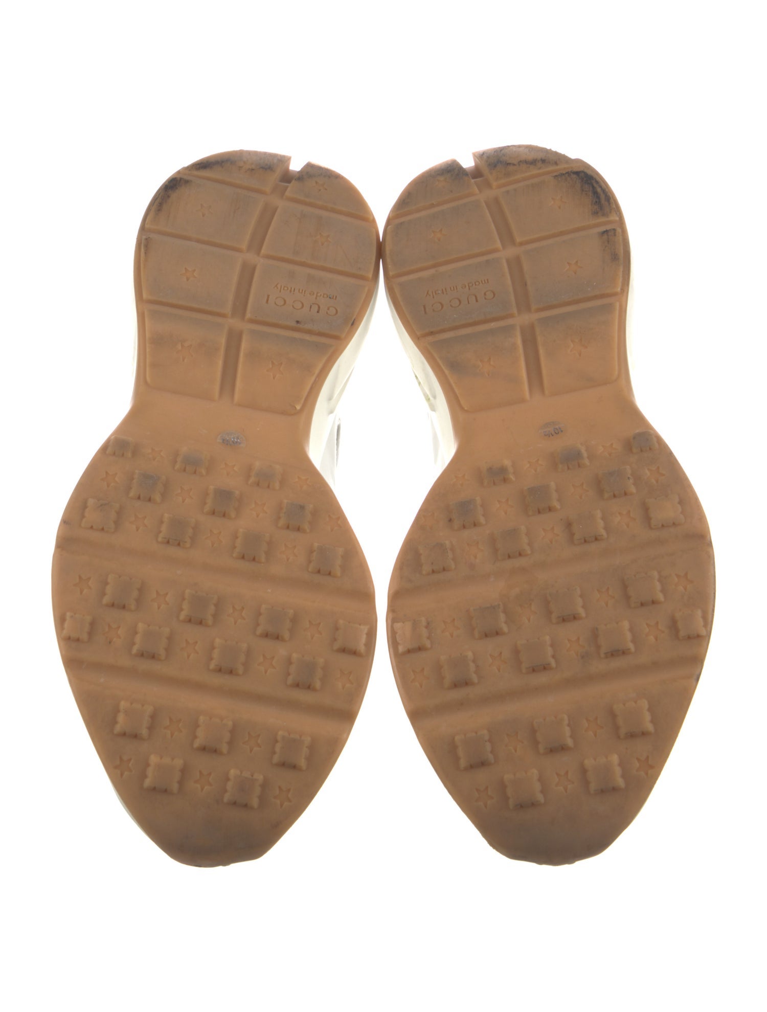 Gucci Web Accent Leather Athletic Sneakers