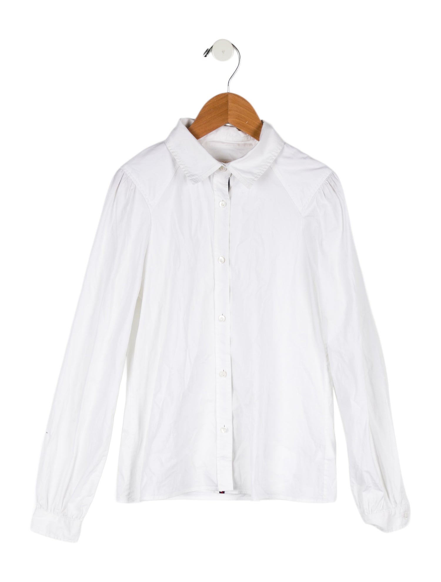 Gucci Kids' Solid Button Up Shirt
