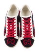 Gucci Sylvie Web Accent Wool Sneakers