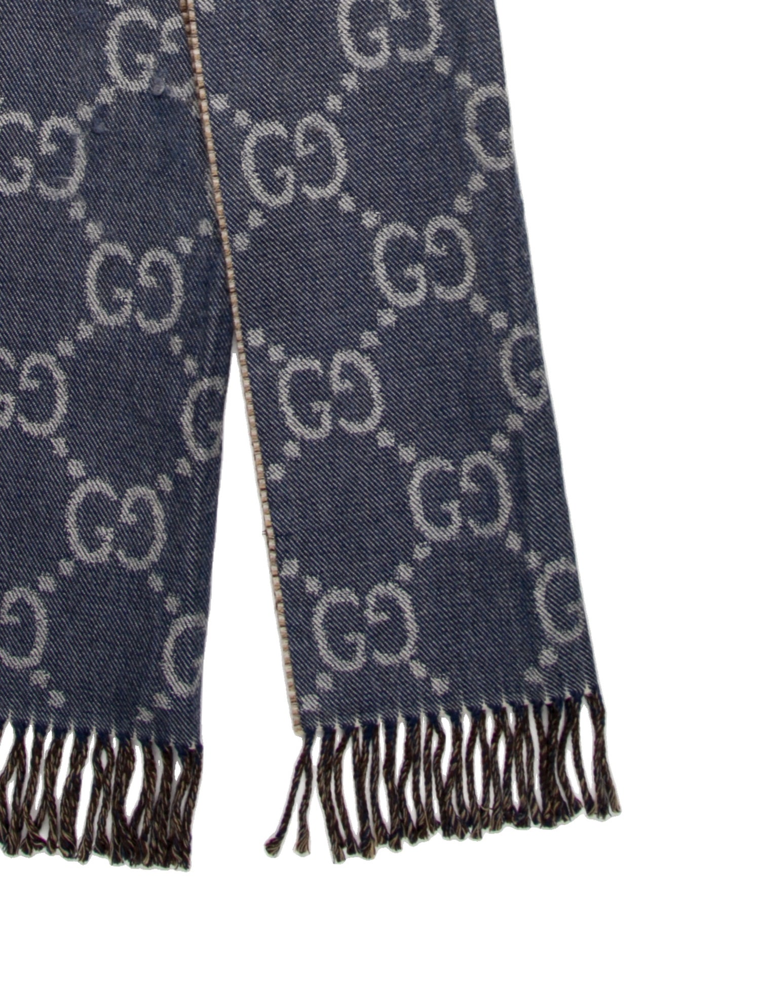 Gucci Wool GG Signature Scarf