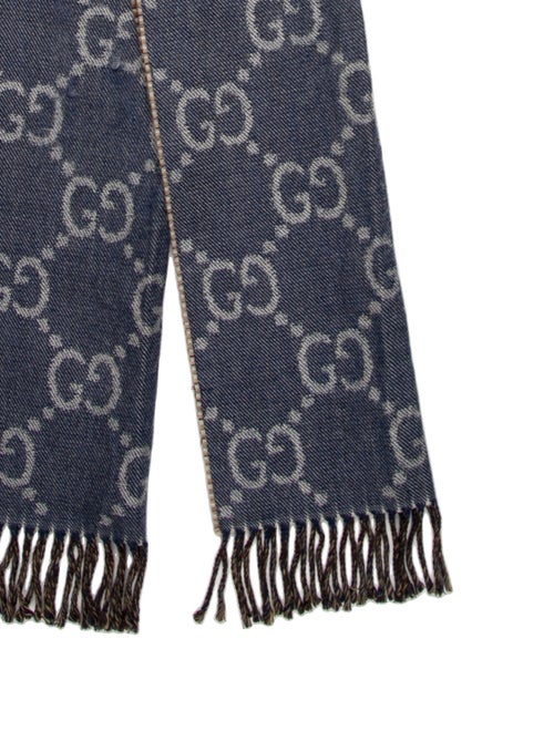 Gucci Wool GG Signature Scarf