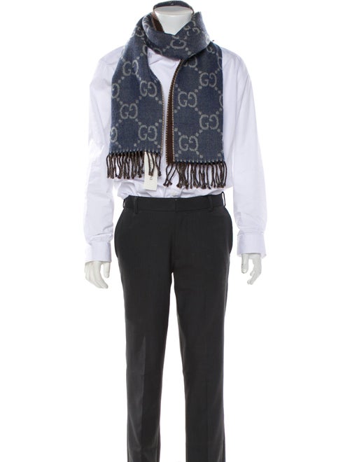 Gucci Wool GG Signature Scarf