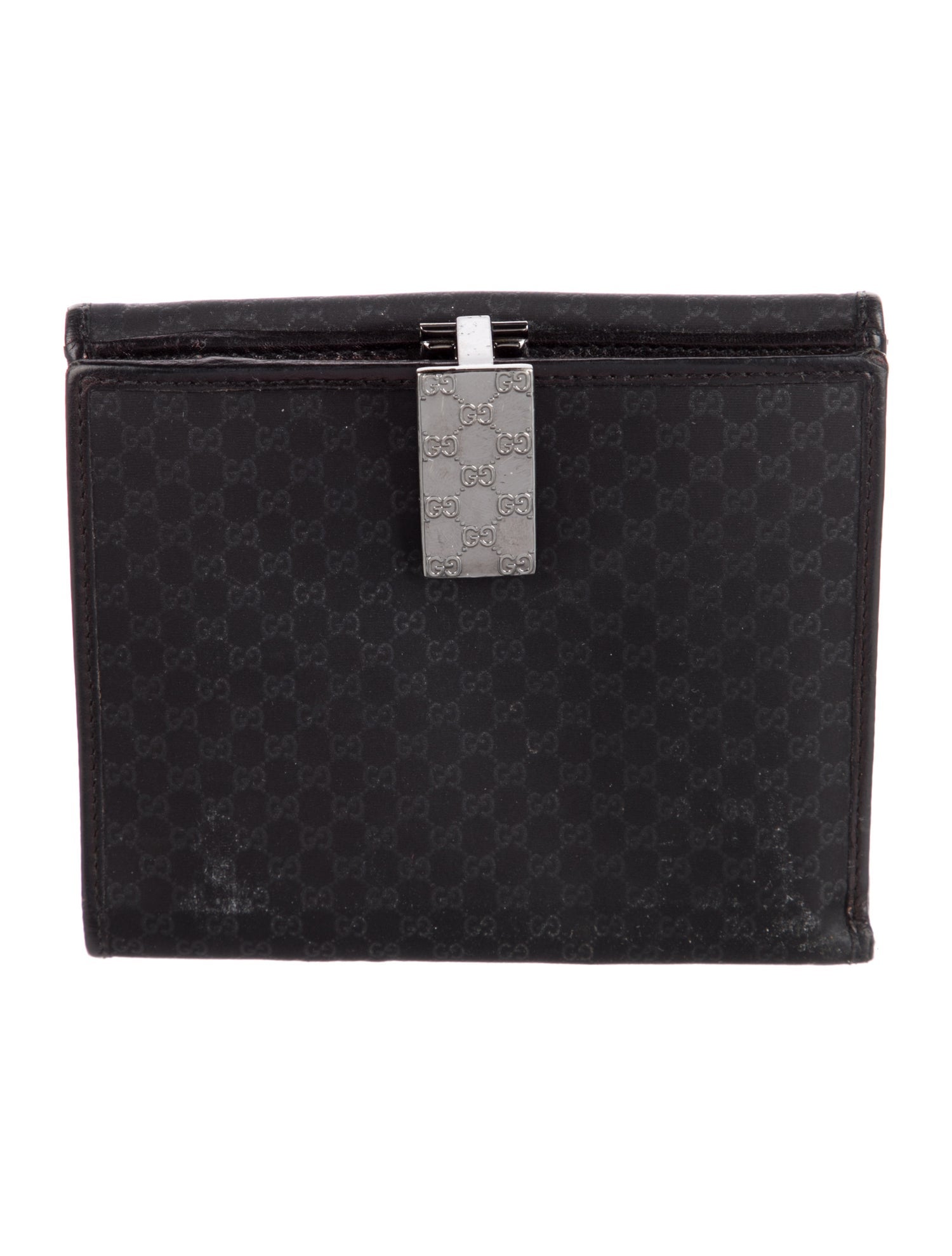Gucci Micro GG Monogram Nylon Wallet